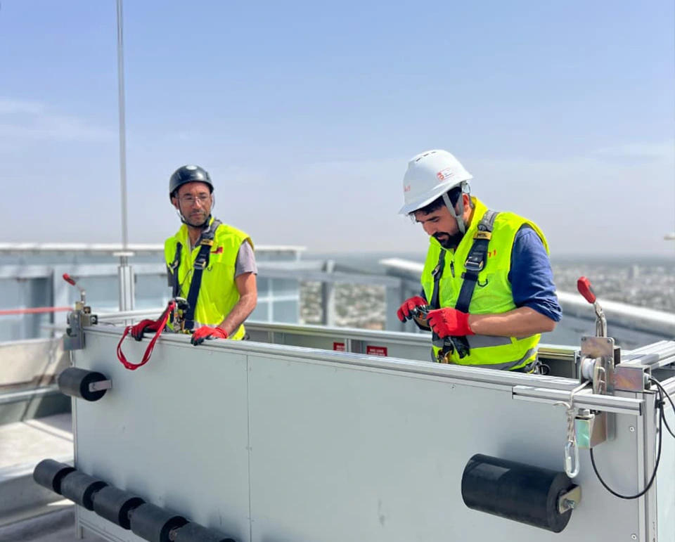 Cordiste Maroc - Travail sur corde industriel