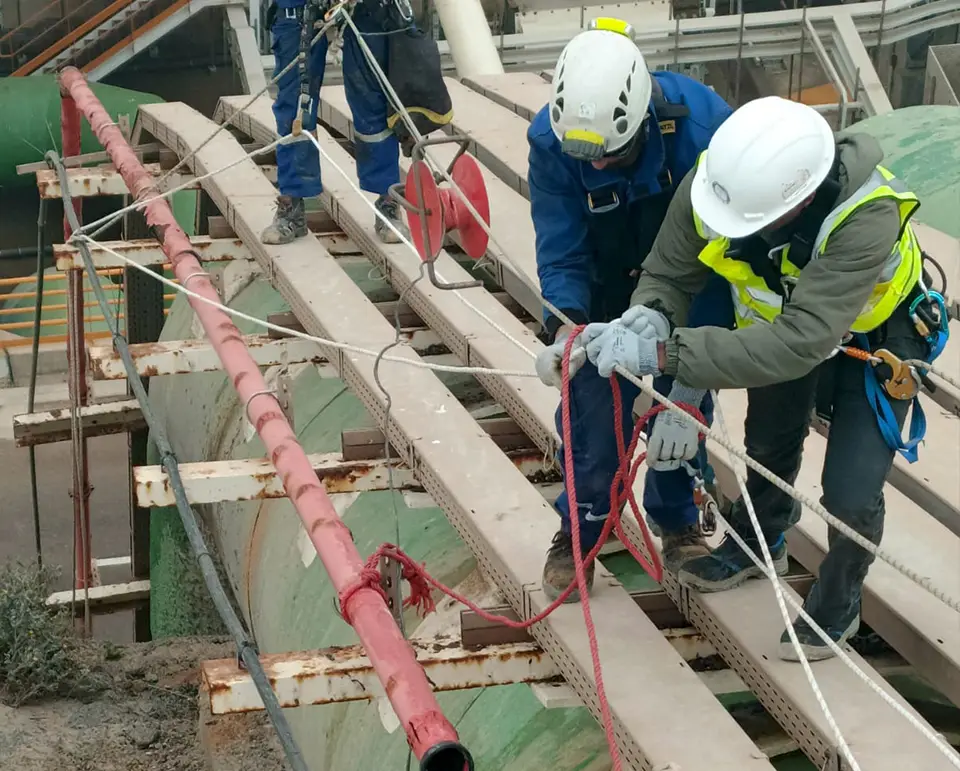 Nettoyage industriel - Travaux sur cordes